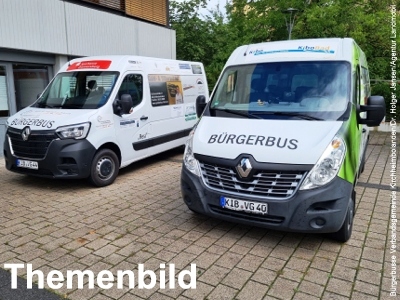 Ein Webinar des Europäisches Netzwerk für ländliche Mobilität (ERMN) am Dienstag, 10. März 2026 von 11.00 bis 12.30 Uhr. Das Webinar richtet sich vor allem an Praktiker, politische Entscheidungsträger sowie weitere Akteure aus Verkehr und Verwaltung. Ziel ist es, Grundlagen, Umsetzungsoptionen und Anforderungen des Alltagsbetriebs bedarfsorientierter Verkehrsangebote vorzustellen und den Erfahrungsaustausch zu fördern. Themenbild: Bürgerbusse Verbandsgemeinde Kirchheimbolanden/Dr. Holger Jansen/Agentur Landmobil Ein Webinar des Europäisches Netzwerk für ländliche Mobilität (ERMN) am Dienstag, 10. März 2026 von 11.00 bis 12.30 Uhr. Das Webinar richtet sich vor allem an Praktiker, politische Entscheidungsträger sowie weitere Akteure aus Verkehr und Verwaltung. Ziel ist es, Grundlagen, Umsetzungsoptionen und Anforderungen des Alltagsbetriebs bedarfsorientierter Verkehrsangebote vorzustellen und den Erfahrungsaustausch zu fördern. Themenbild: Bürgerbusse Verbandsgemeinde Kirchheimbolanden/Dr. Holger Jansen/Agentur Landmobil